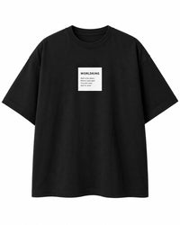 POLO OVERSIVE WORLDKING NEGRO BASICO